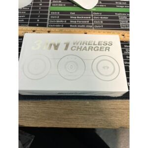 Hicober 3-in-1 Wireless Magnetic Foldable Charging Station for Apple Devices